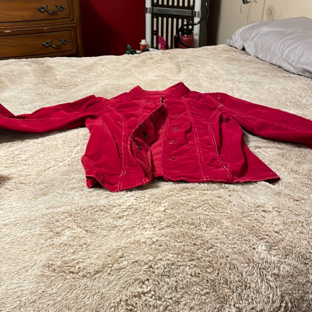 Red jacket